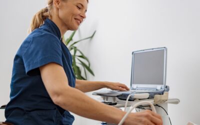 bigstock-Doctor-Ultrasound-Examine-Seni-456397199